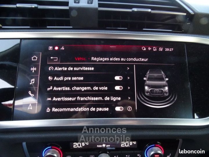 Audi Q3 35 TFSI 150CH S LINE TRONIC 7- Jtes 21 LED Attache remoque - 34