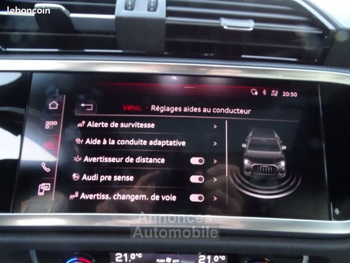 Audi Q3 35 TFSI 150CH S LINE TRONIC 7-TOE Jtes 19 Apple Carplay LED ACC-1ere Main - 24