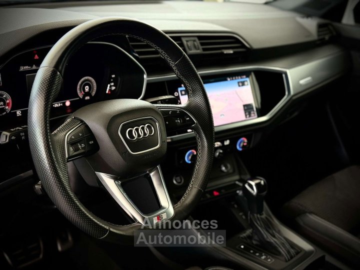 Audi Q3 20TDi FULL S-LINE-1ERPRO-COCKPIT-CAMERA-PDC-TVA - 12