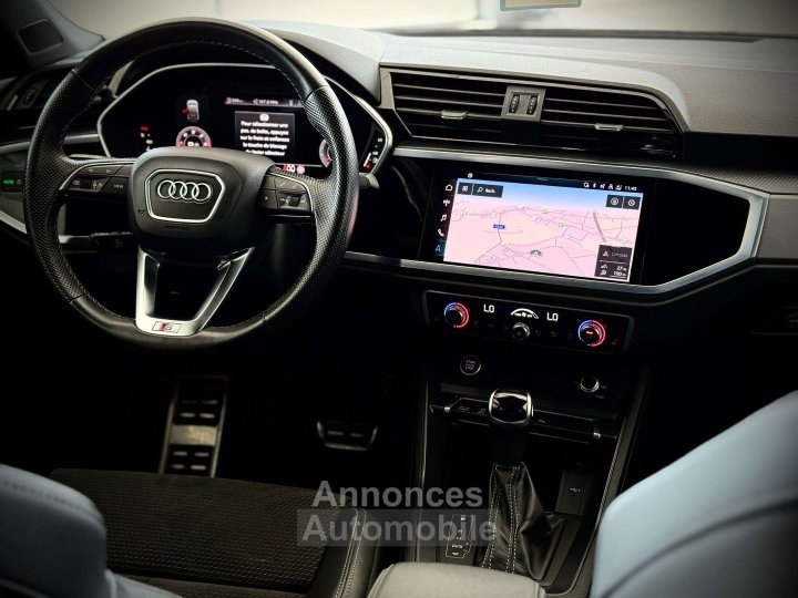 Audi Q3 20TDi FULL S-LINE-1ERPRO-COCKPIT-CAMERA-PDC-TVA - 16