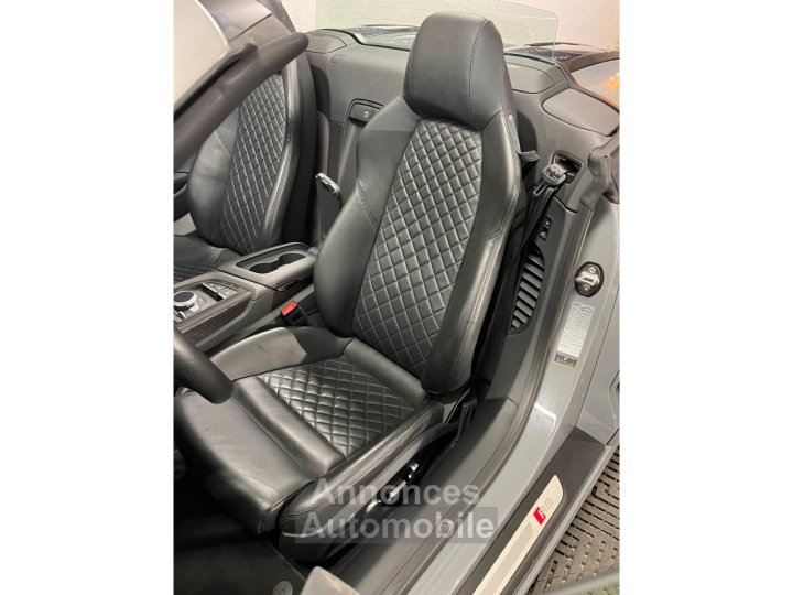 Audi R8 Spyder 52 V10 S-tronic RWS 1 OF 999 - Gris Nardo - 38000Km - 10