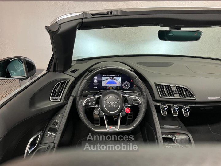 Audi R8 Spyder 52 V10 S-tronic RWS 1 OF 999 - Gris Nardo - 38000Km - 12