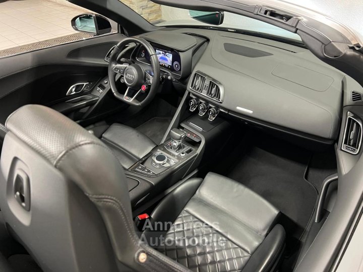 Audi R8 Spyder 52 V10 S-tronic RWS 1 OF 999 - Gris Nardo - 38000Km - 13