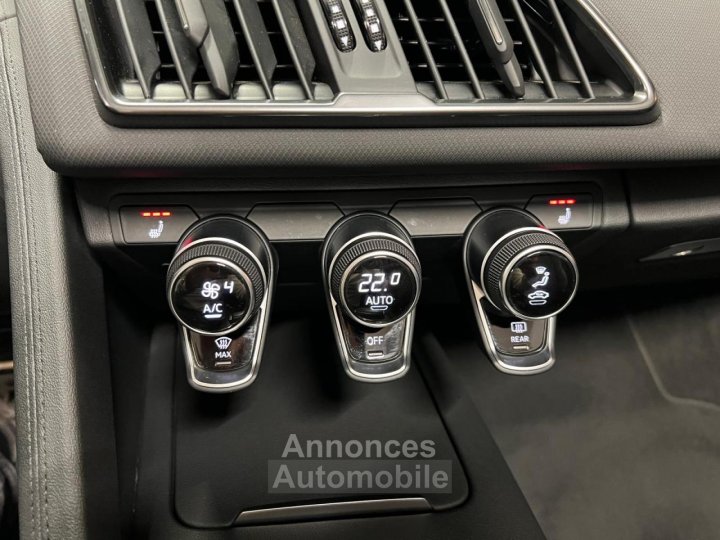 Audi R8 Spyder 52 V10 S-tronic RWS 1 OF 999 - Gris Nardo - 38000Km - 17