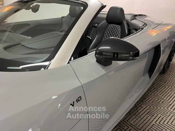 Audi R8 Spyder 52 V10 S-tronic RWS 1 OF 999 - Gris Nardo - 38000Km - 19