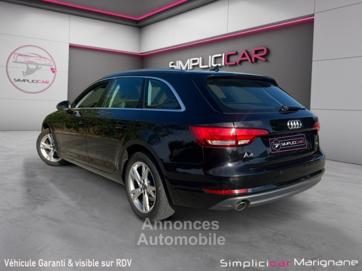 Audi A4 Avant 20 TDI 150 S tronic 7 Design Luxe-D&Eacute;MARRAGE SANS CL&Eacute;-SI&Eacute;GES CHAUFFANTS-R&Eacute;GULATEUR DE VITESSE-GARANTIE 12 MOIS- - 6