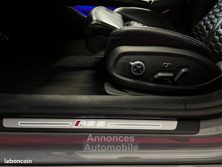 Audi RS5 SPORTBACK 29 V6 TFSI 450ch quattro tiptronic 8 FREINS CERAMIQUE 2 EME MAIN - 18