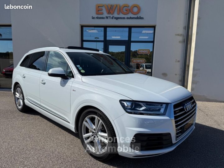Audi Q7 30 TDI 270ch S-LINE TOIT OUVRANT, 7PLACES, ATTELAGE - 1