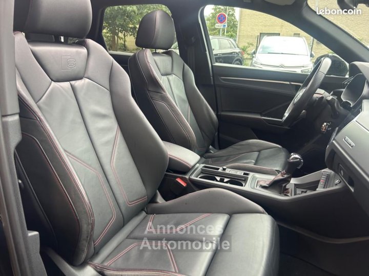 Audi Q3 20 40 TDI 200CH S-LINE QUATTRO TOIT OUVRANT PANORAMIQUE + CAMERA 360 APPLE CARPLAY - 11