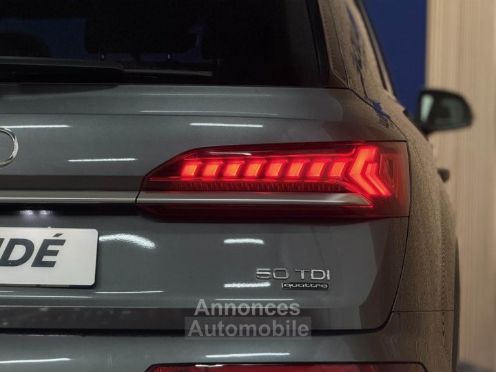 Audi Q7 50 TDI 286 CH Tiptronic 8 Quattro S line 7 Places - 20