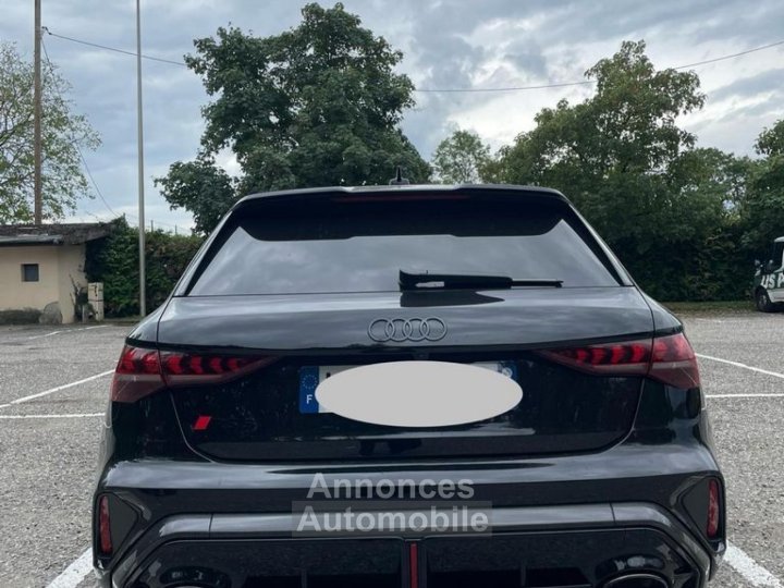 Audi RS3 SPORTBACK FACELIFT 2025 - 25L TFSI 400 Ch STRONIC 7 QUATTRO - FULL OPTIONS - 4