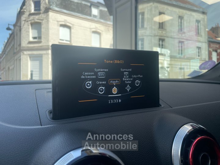 Audi S3 BERLINE 20 TFSI 300 Quattro S-Tronic 6 / ETRETIEN COMPLET / SONO BANG OLUFSEN - 34