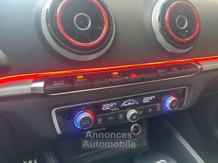 Audi S3 BERLINE 20 TFSI 300 Quattro S-Tronic 6 / ETRETIEN COMPLET / SONO BANG OLUFSEN - 35