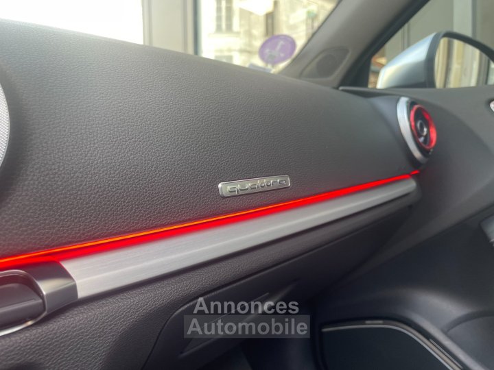 Audi S3 BERLINE 20 TFSI 300 Quattro S-Tronic 6 / ETRETIEN COMPLET / SONO BANG OLUFSEN - 42