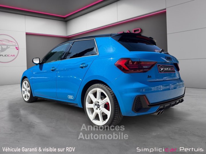 Audi A1 Sportback 40 TFSI 200CH S line si&egrave;ges chauffants jantes blanches Garantie 12 mois - 3