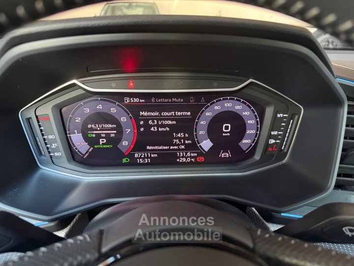 Audi A1 Sportback 40 TFSI 200CH S line si&egrave;ges chauffants jantes blanches Garantie 12 mois - 14
