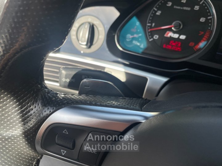 Audi RS6 50 V10 TFSI 580 QUATTRO Tiptronic A / TOIT OUVRANT / SIEGES CHAUFFANTS ELECTRIQUE A MEMOIRE - 21