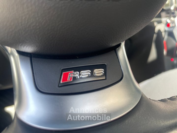 Audi RS6 50 V10 TFSI 580 QUATTRO Tiptronic A / TOIT OUVRANT / SIEGES CHAUFFANTS ELECTRIQUE A MEMOIRE - 25