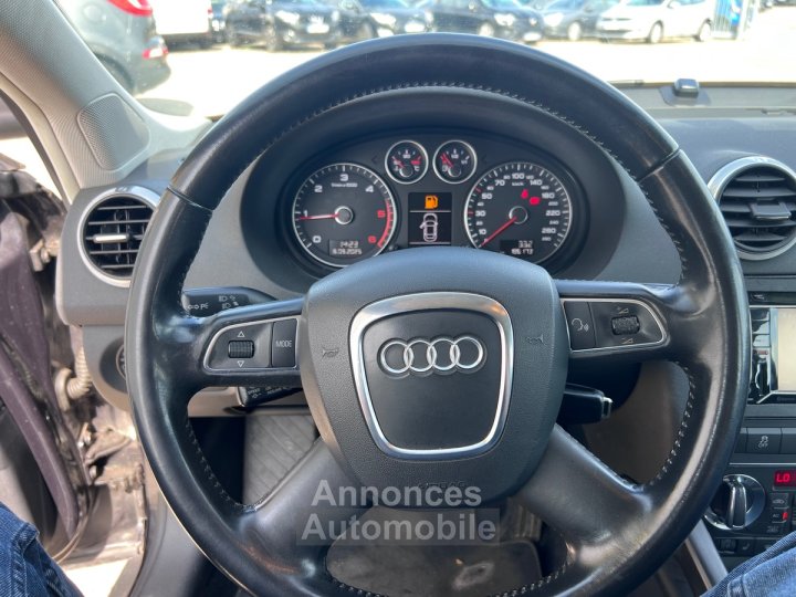 Audi A3 Sportback 1,6 TDI 105 CH CUIR - 10
