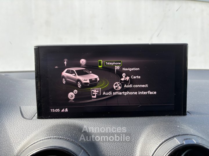 Audi Q2 14l TFSI COD 150 ch S tronic 7 Design Luxe - Caméra De Recul / Hayon Électrique / Pack Cuir - - 19