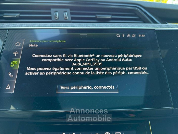 Audi Q8 E-TRON e-tron 55 408 ch 114 kWh Quattro S line - 23