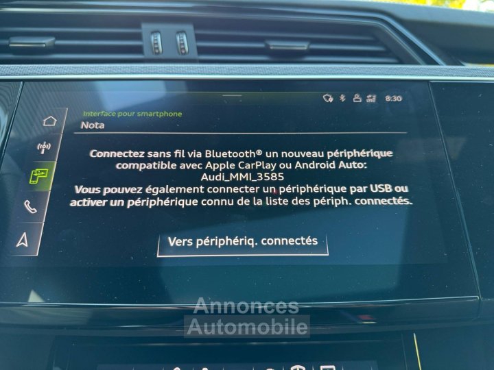 Audi Q8 E-TRON e-tron 55 408 ch 114 kWh Quattro S line - 136