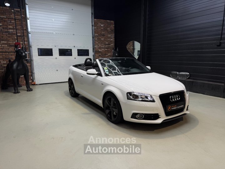 Audi A3 CABRIOLET S-LINE 20 TDI 140 cv DPF S-Tronic - CARPLAY - LUMIÈRE D?AMBIANCE - CAMÉRA DE RECUL - 3