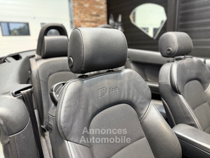 Audi A3 CABRIOLET S-LINE 20 TDI 140 cv DPF S-Tronic - CARPLAY - LUMIÈRE D?AMBIANCE - CAMÉRA DE RECUL - 13