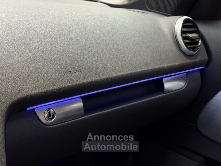 Audi A3 CABRIOLET S-LINE 20 TDI 140 cv DPF S-Tronic - CARPLAY - LUMIÈRE D?AMBIANCE - CAMÉRA DE RECUL - 28