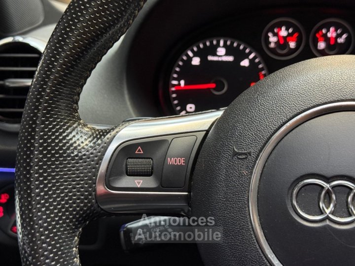 Audi A3 CABRIOLET S-LINE 20 TDI 140 cv DPF S-Tronic - CARPLAY - LUMIÈRE D?AMBIANCE - CAMÉRA DE RECUL - 30
