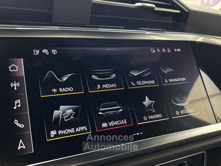 Audi Q3 Sportback 45 TFSIe 245 ch S tronic 6 S line - 29