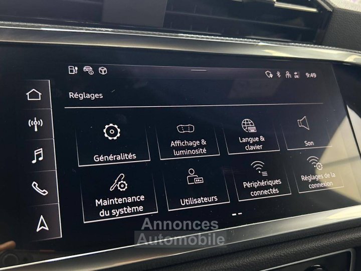 Audi Q3 Sportback 45 TFSIe 245 ch S tronic 6 S line - 39