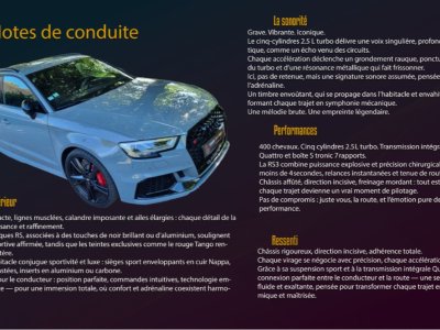 Audi RS3 25tfsiq quattro sportback   - 5