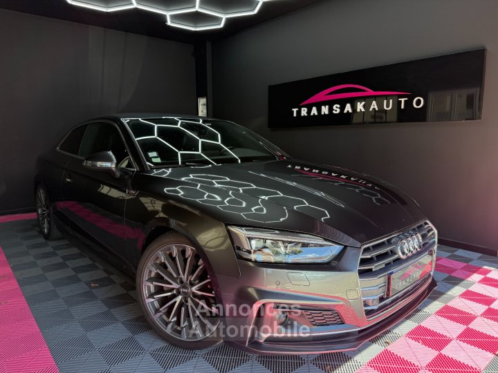 Audi A5 V6 30 TDI 218 cv S tronic 7 Quattro S Line / OFFRE SEPTEMBRE : -50% SUR GARANTIE / BANG OLUFSEN / CARPLAY - 1