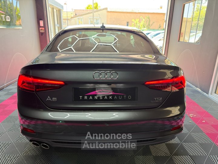 Audi A5 V6 30 TDI 218 cv S tronic 7 Quattro S Line / OFFRE SEPTEMBRE : -50% SUR GARANTIE / BANG OLUFSEN / CARPLAY - 5