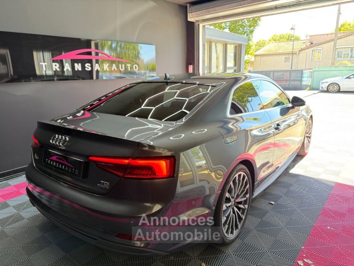 Audi A5 V6 30 TDI 218 cv S tronic 7 Quattro S Line / OFFRE SEPTEMBRE : -50% SUR GARANTIE / BANG OLUFSEN / CARPLAY - 6