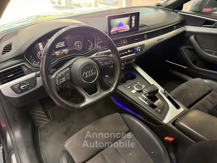 Audi A5 V6 30 TDI 218 cv S tronic 7 Quattro S Line / OFFRE SEPTEMBRE : -50% SUR GARANTIE / BANG OLUFSEN / CARPLAY - 9
