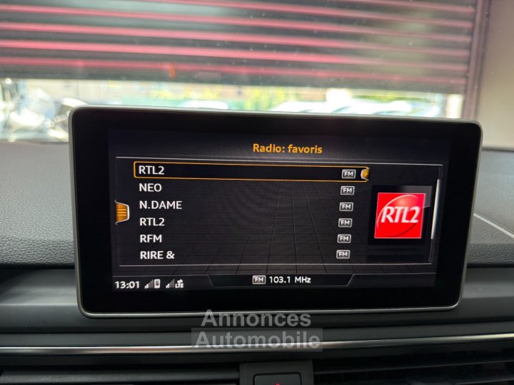Audi A5 V6 30 TDI 218 cv S tronic 7 Quattro S Line / OFFRE SEPTEMBRE : -50% SUR GARANTIE / BANG OLUFSEN / CARPLAY - 24