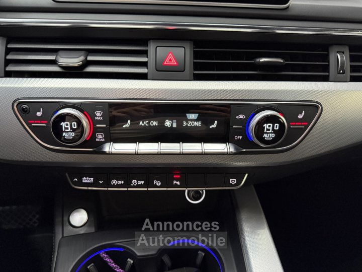 Audi A5 V6 30 TDI 218 cv S tronic 7 Quattro S Line / OFFRE SEPTEMBRE : -50% SUR GARANTIE / BANG OLUFSEN / CARPLAY - 28