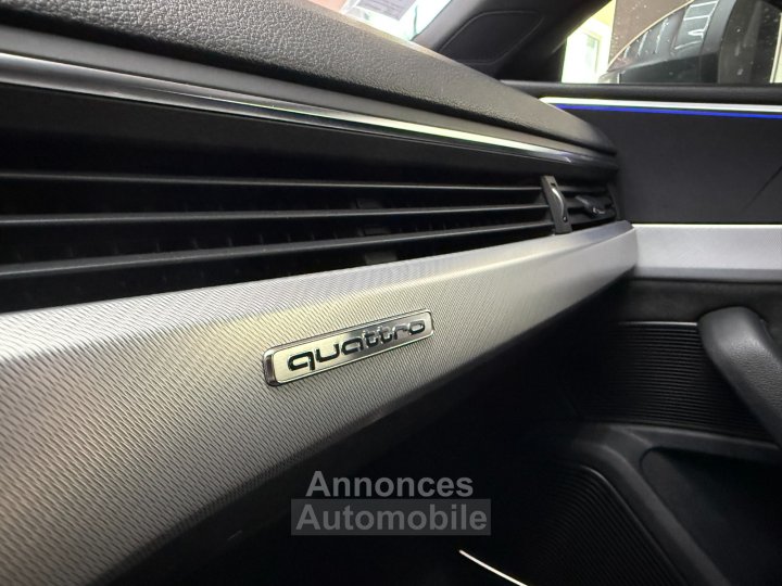 Audi A5 V6 30 TDI 218 cv S tronic 7 Quattro S Line / OFFRE SEPTEMBRE : -50% SUR GARANTIE / BANG OLUFSEN / CARPLAY - 37