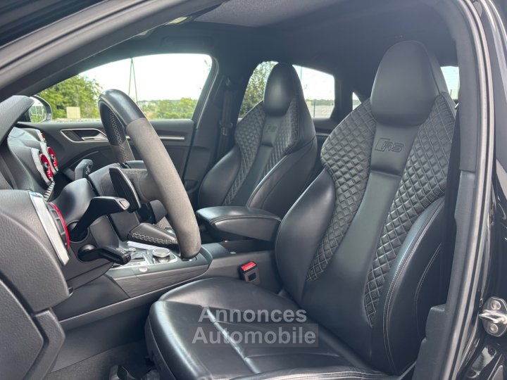 Audi RS3 SPORTBACK Sedan 25l TFSI 400cv S tronic 7 Quattro - Stage 1 502cv 677nm / Conversion Éthanol / Toit Ouvrant - - 13