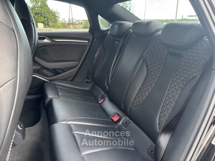 Audi RS3 SPORTBACK Sedan 25l TFSI 400cv S tronic 7 Quattro - Stage 1 502cv 677nm / Conversion Éthanol / Toit Ouvrant - - 14
