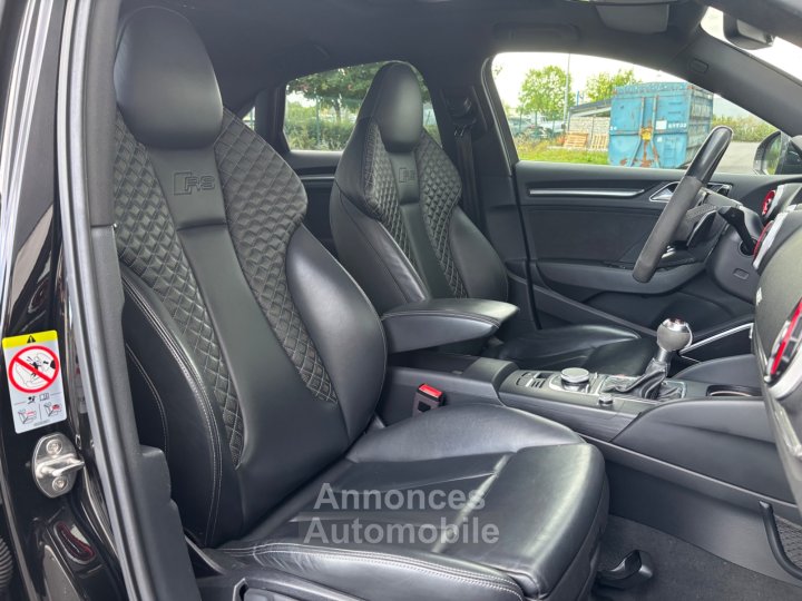 Audi RS3 SPORTBACK Sedan 25l TFSI 400cv S tronic 7 Quattro - Stage 1 502cv 677nm / Conversion Éthanol / Toit Ouvrant - - 16