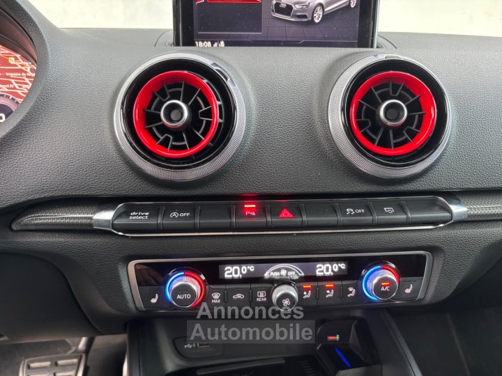 Audi RS3 SPORTBACK Sedan 25l TFSI 400cv S tronic 7 Quattro - Stage 1 502cv 677nm / Conversion Éthanol / Toit Ouvrant - - 24