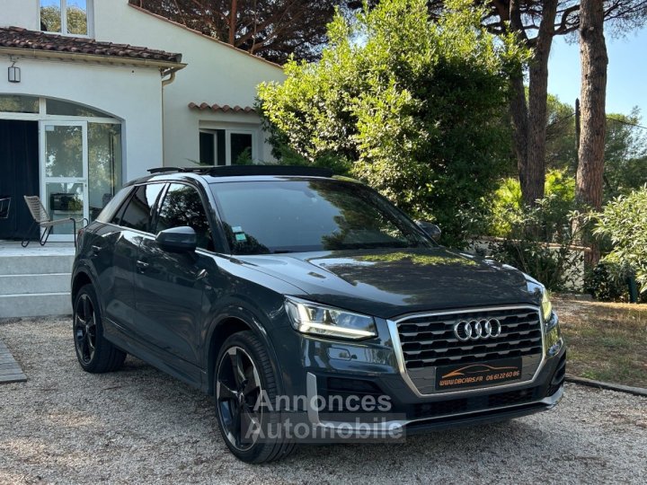 Audi Q2 30 TDI 116 S tronic 7 S Line %2B / 1ÈRE MAIN ORIGINE FRANCE / ENTRETIEN COMPLET À JOUR - 1