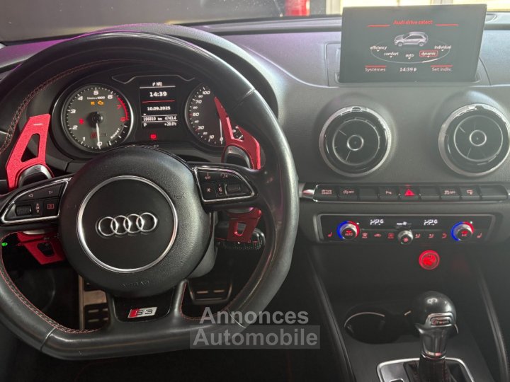 Audi S3 SPORTBACK 20 TFSI 300 ch Quattro ~ Sièges chauffants ~ Régulateur de vitesse adaptatif ~ Radar AV/AR ~ Vidange boîte et Haldex - 17