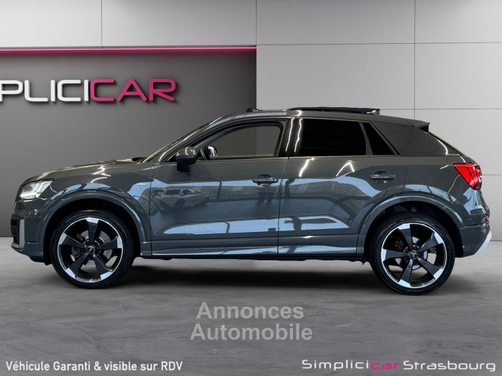 Audi Q2 14 TFSI COD 150 ch S tronic 7 Design Luxe GRIS NANO - TOIT OUVRANT - KEYLESS GO - PACK ASSIS ROUTE - AFFICHAGE TETE HAUTE - 6