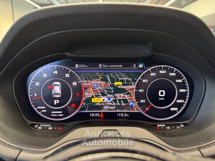 Audi Q2 14 TFSI COD 150 ch S tronic 7 Design Luxe GRIS NANO - TOIT OUVRANT - KEYLESS GO - PACK ASSIS ROUTE - AFFICHAGE TETE HAUTE - 16