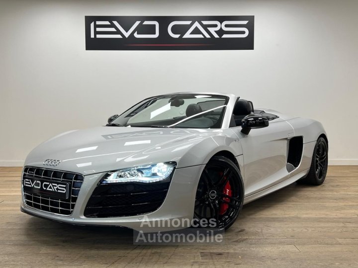 Audi R8 V10 Spyder 52 FSI 525 ch Quattro R-Tronic 6 / Capristo / Freins céramique / BO / Suivi - 1