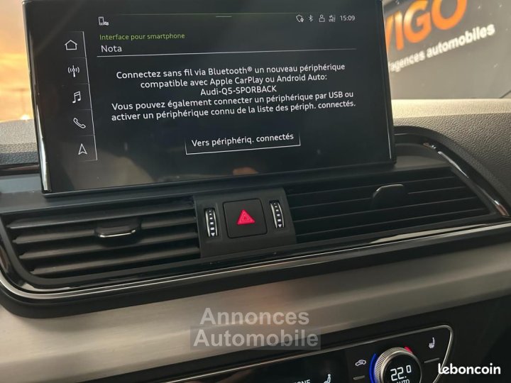 Audi Q5 Sportback 55 TFSI e 367ch S line quattro tronic 7 - 15